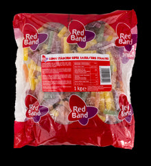 Red Band Sour Sticks 1kg